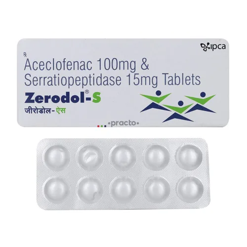 Aceclofenac + Serratiopeptidase Tablet bulk supplier for pharma manufacturers