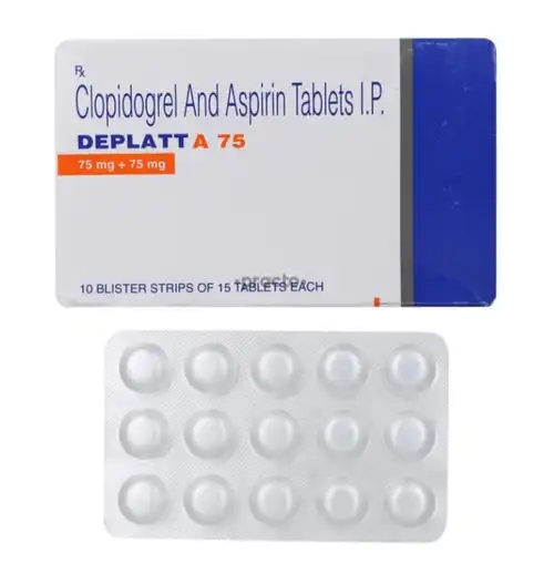 Aspirin & Clopidogrel  75 mgTablet manufacturers & suppliers