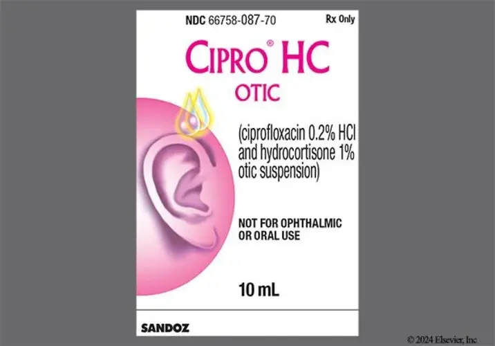 Ciprofloxacin + Hydrocortisone ear drops manufacturers & suppliers