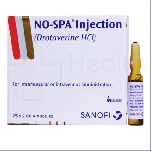 Drotaverine HCL Injection bulk supplier for pharma manufacturers