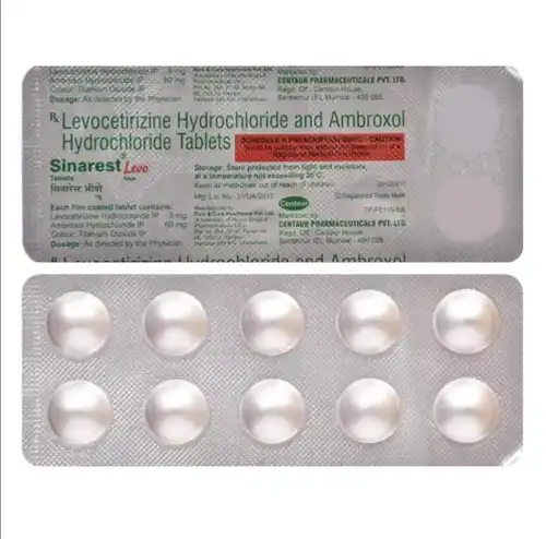 Levocetirizine + Ambroxol Tablet bulk supplier for pharma manufacturers