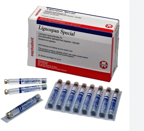 Lidocaine hydrochloride / Epinephrine Dental cartridge manufacturers & suppliers