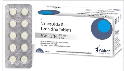 Nimesulide + Tizanidine Tablet bulk supplier for pharma manufacturers