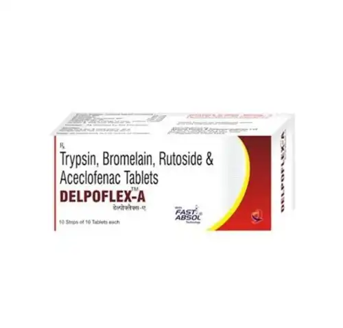 Trypsin + Bromelain + Rutoside Trihydrate + Aceclofenac Tablet bulk supplier for pharma manufacturers